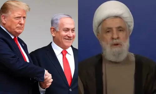 போரினால் அடைய முடியாத நிலத்தை அமைதி ஒப்பந்தம் மூலம் அடைய முயலும் இஸ்ரேல் - எச்சரிக்கும் ஹிஸ்புல்லா தலைவர்