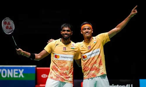 பேட்மிண்டன் தரவரிசை: சாத்விக்-சிராக் ஜோடி முன்னேற்றம்