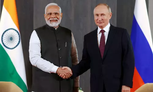 ரஷிய அதிபர் புதினுக்கு பிறந்தநாள் வாழ்த்து தெரிவித்த பிரதமர் மோடி