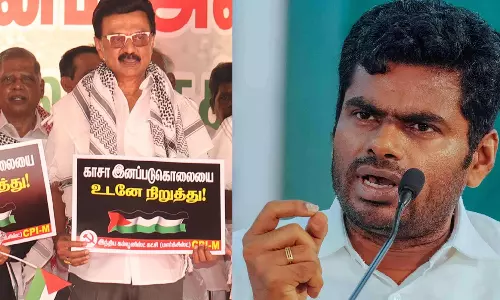 உள்ளூர் நிலைமையே ஊசலாடும் போது உலக அரசியல் உங்களுக்கு தேவைதானா?- மு.க.ஸ்டாலினுக்கு அண்ணாமலை கேள்வி