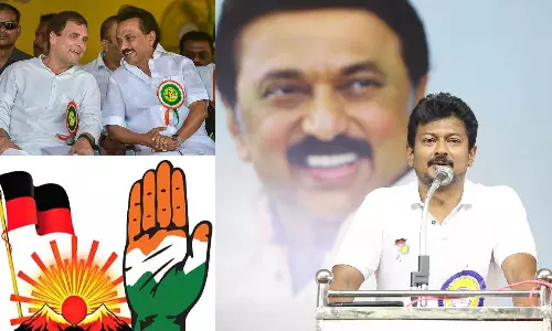 என்றைக்கும் கை நம்மைவிட்டு போகாது: திமுக - காங்கிரஸ் கூட்டணி குறித்து சூசகமாக பேசிய உதயநிதி