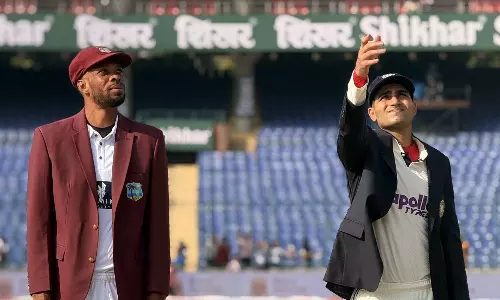 2வது டெஸ்ட்: வெஸ்ட் இண்டீஸ்-க்கு எதிராக டாஸ் வென்று இந்தியா பேட்டிங் தேர்வு