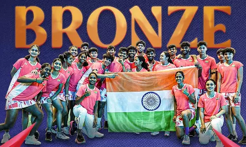 உலக ஜூனியர் பேட்மிண்டன்: வெண்கலப் பதக்கம் வென்றது இந்தியா