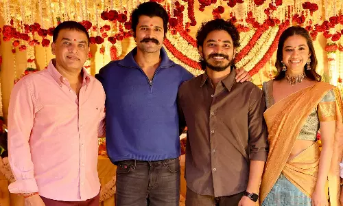 விஜய் தேவரகொண்டா - கீர்த்தி சுரேஷ் நடிக்கும் புதிய படத்தின் பூஜை புகைப்படங்கள்