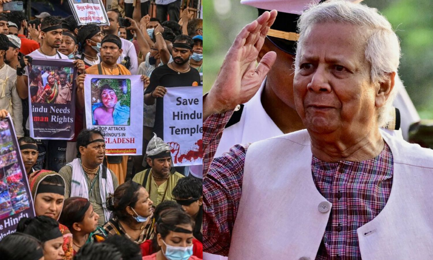 வங்கதேசத்தில் இந்துக்கள் மீது எந்த தாக்குதலும் நடக்கவில்லை..  இந்திய ஊடகங்கள் பொய் செய்தி - முகமது யூனுஸ்