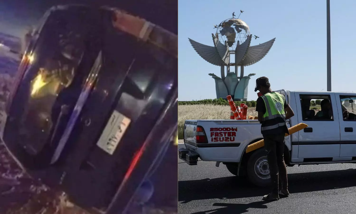 எகிப்தில் காசா போர் நிறுத்த மாநாட்டுக்கு செல்லும் வழியில் 3 கத்தார் தூதர்கள் விபத்தில் சிக்கி பலி எகிப்தில் காசா போர் நிறுத்த மாநாட்டுக்கு செல்லும் வழியில் 3 கத்தார் தூதர்கள் விபத்தில் சிக்கி பலி