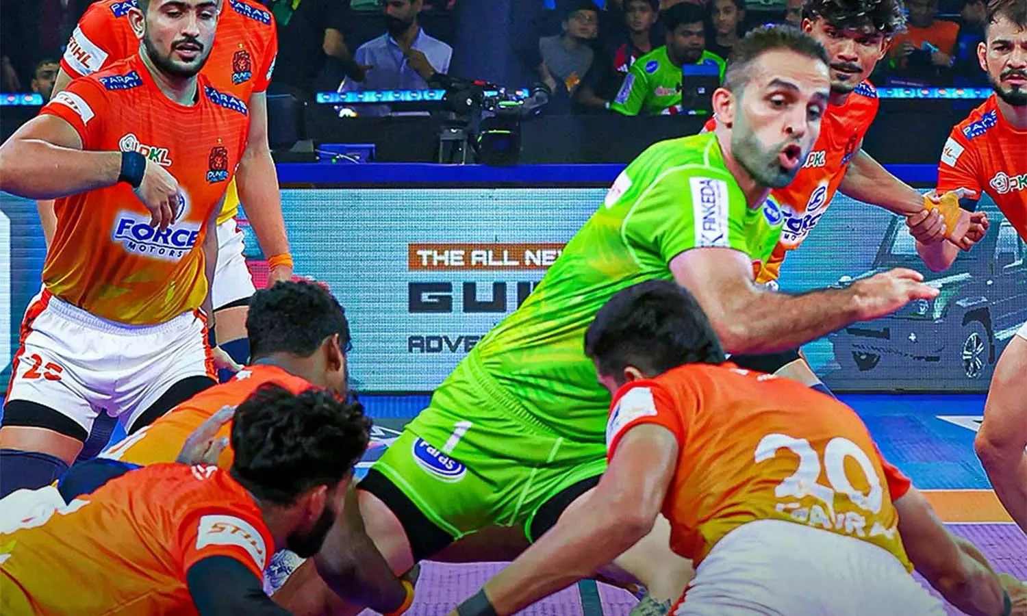 புரோ கபடி லீக்: டை பிரேக்கரில் தபாங் டெல்லியை வீழ்த்தியது புனேரி பல்தான் புரோ கபடி லீக்: டை பிரேக்கரில் தபாங் டெல்லியை வீழ்த்தியது புனேரி பல்தான்