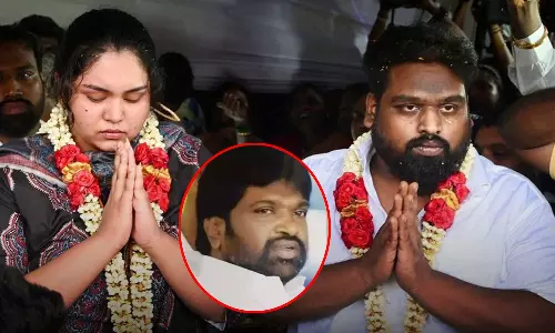 ரவுடி நாகேந்திரன் உடல் முன்னே திருமணம் செய்துகொண்ட 2வது மகன் அஜித்