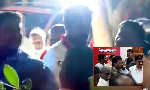 திருமாவளவன் முன்னிலையிலேயே விசிக நிர்வாகிகள் வாக்குவாதம்: புதுக்கோட்டையில் பரபரப்பு