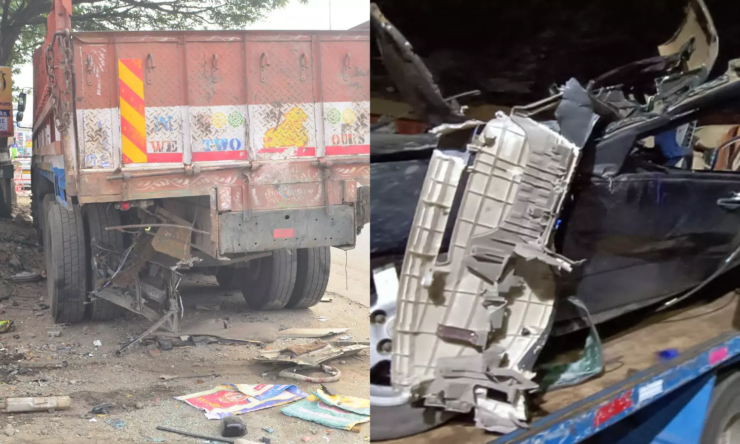 கோவை புதிய மேம்பாலத்தில் சென்ற கார் விபத்தில் சிக்கியது- 3 பேர் உயிரிழப்பு