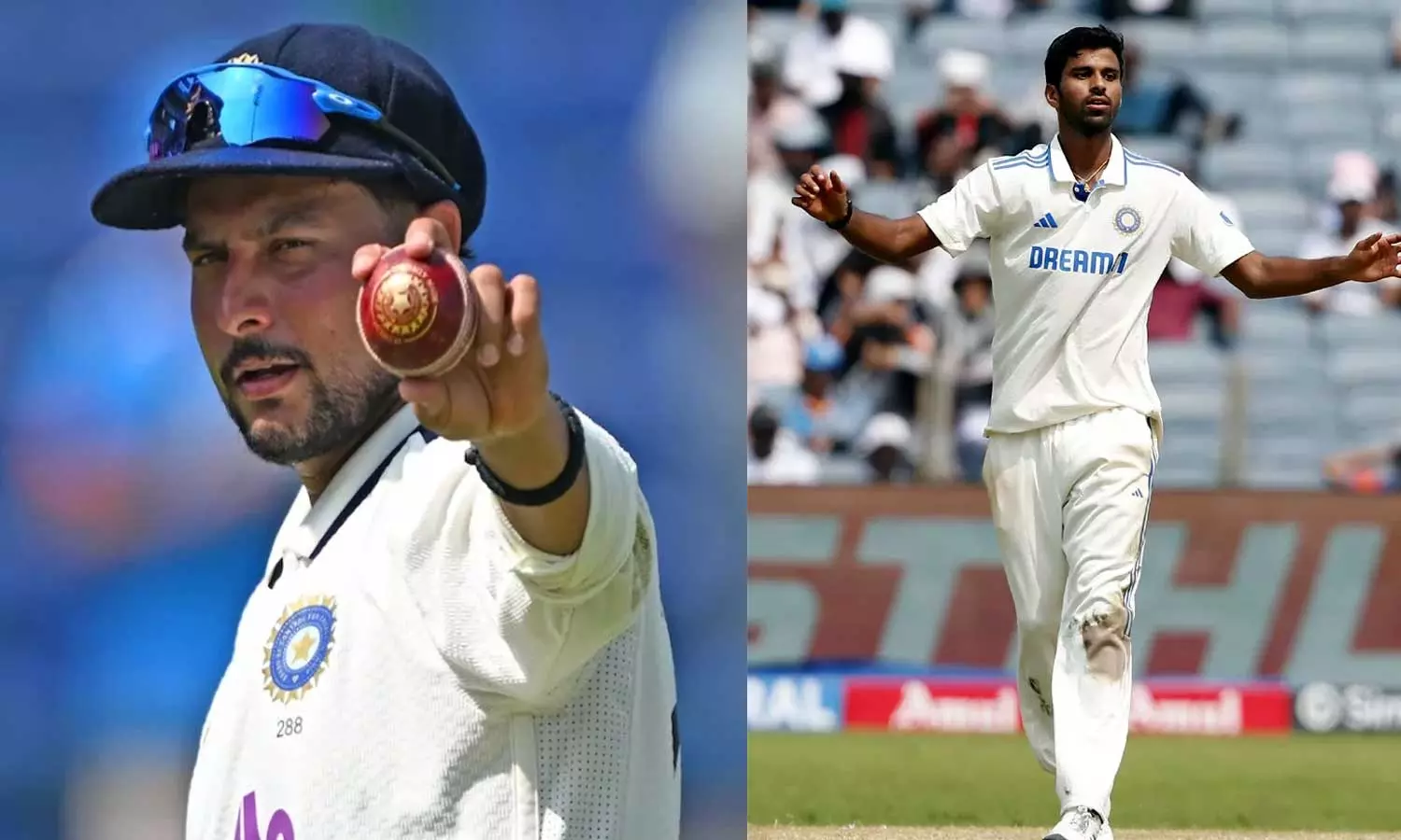 ரிஸ்ட் ஸ்பின்னர் என்பதால் டெல்லியில் குல்தீப் யாதவுக்கு அதிக விக்கெட்: வாஷிங்டன் சுந்தர்