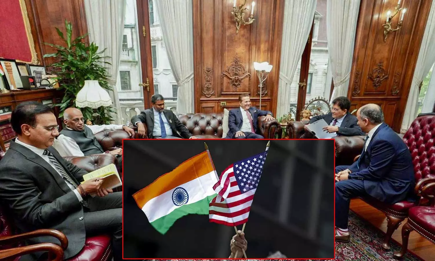 வர்த்தக பேச்சுவார்த்தைக்காக இந்திய குழு அமெரிக்கா செல்கிறது வர்த்தக பேச்சுவார்த்தைக்காக இந்திய குழு அமெரிக்கா செல்கிறது