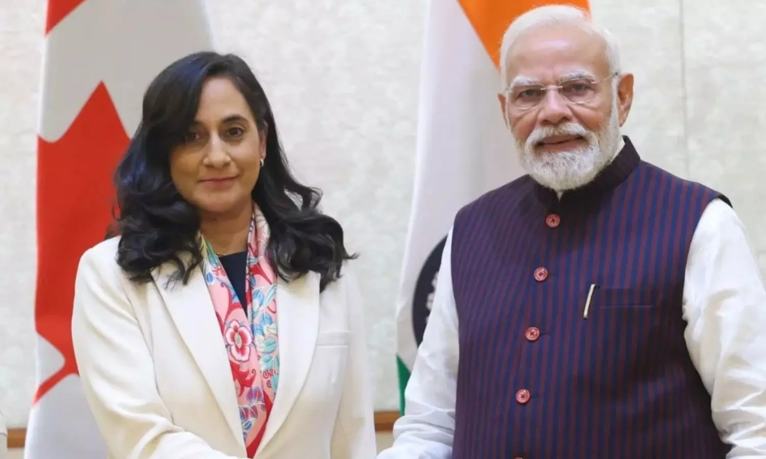 கனடா வெளியுறவு அமைச்சர் அனிதா ஆனந்த் உடன் பிரதமர் மோடி சந்திப்பு