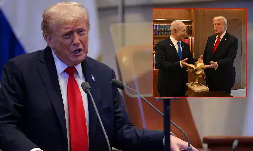 8 போர்கள் நிறுத்தம்: என்னுடைய ஆளுமை போரை நிறுத்துவது பற்றியது- இஸ்ரேல் பாராளுமன்றத்தில் டிரம்ப் உரை