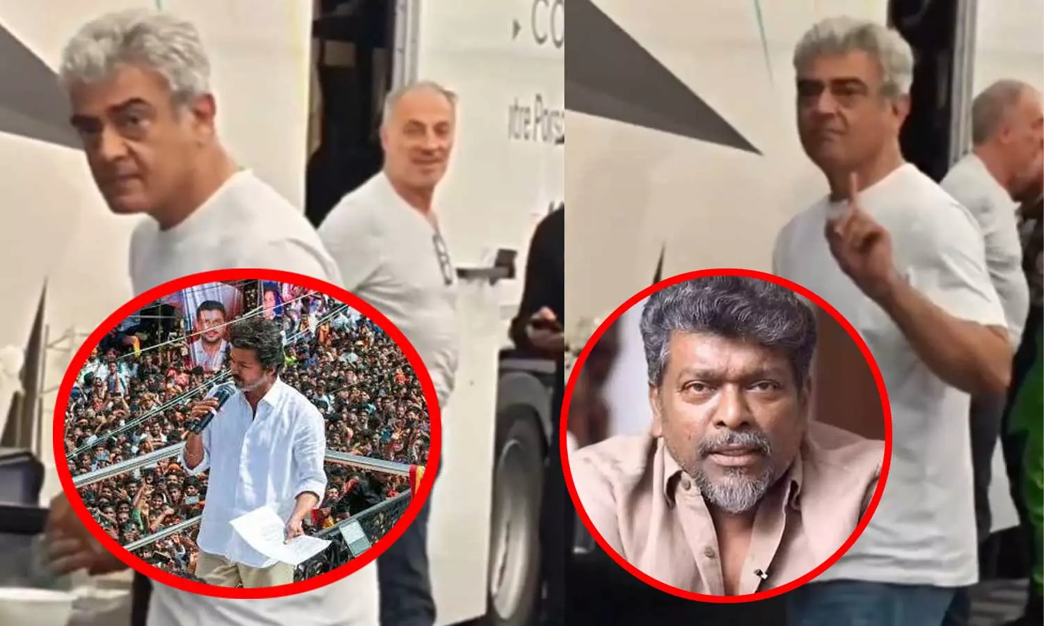 அஜித் தனது ரசிகர்களின் பாதுகாப்பு மீது அக்கறை கொண்டவர் - விஜயை சீண்டிய பார்த்திபன்