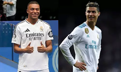 இன்றும் ரியல் மாட்ரிட் அணியின் முகமாகவே திகழ்கிறார்- ரொனால்டோவை புகழ்ந்த எம்பாப்வே