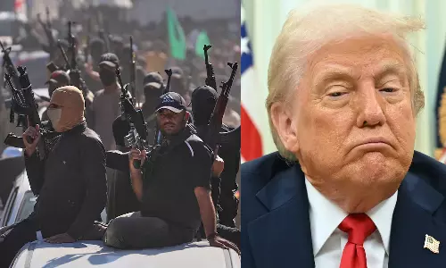 ஆயுதங்களை கைவிட டிரம்ப் எச்சரித்த நிலையில், பொதுவெளியில் 6 பேரை சுட்டுக்கொன்ற ஹமாஸ்