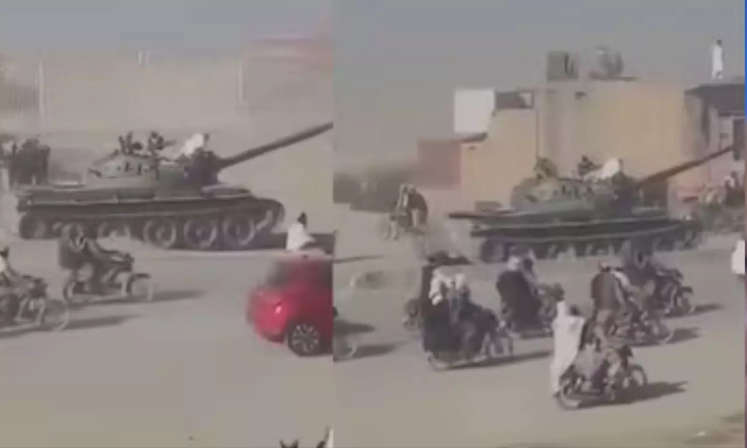 ஆப்கானிஸ்தான் தெருக்களில் பாகிஸ்தான் ராணுவ பீரங்கிகளுடன் வலம் வரும் தாலிபான்? - வீடியோ வைரல்