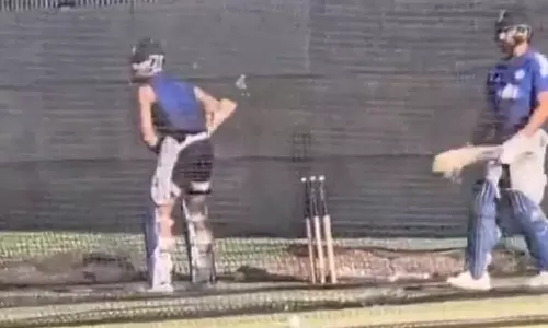 வீடியோ: ஆஸ்திரேலிய மண்ணில் பயிற்சியை தொடங்கிய ரோகித் - விராட்