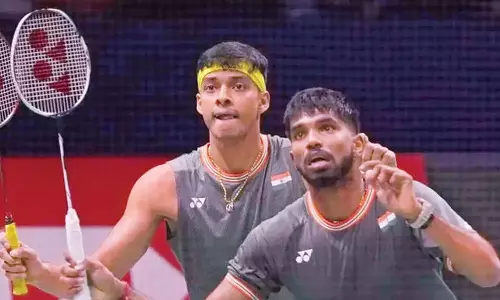 டென்மார்க் ஓபன் பேட்மிண்டன்: காலிறுதிக்கு முன்னேறியது சாத்விக் சிராக் ஜோடி