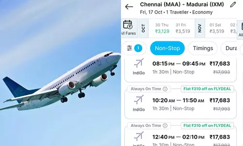 நெருங்கும் தீபாவளி பண்டிகை - விமான கட்டணங்கள் உயர்வு