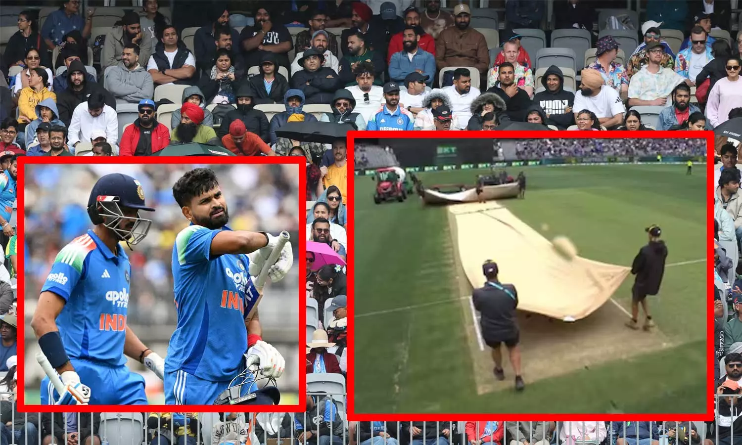 4 விக்கெட்டுகளை இழந்து தடுமாறும் இந்தியா: மழையால் மீண்டும் தடைபட்ட IND Vs AUS ஒருநாள் போட்டி