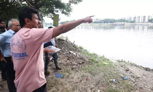 துணை முதல்-அமைச்சர் உதயநிதி ஸ்டாலின் துரைப்பாக்கம் கண்ணகி நகர் - காரப்பாக்கத்தில் ஆய்வு