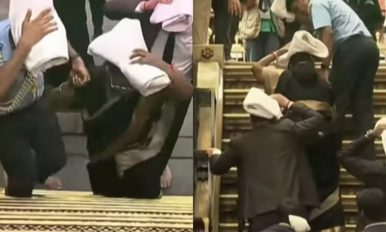 இருமுடி கட்டி சபரிமலை கோவிலில் ஜனாதிபதி திரவுபதி முர்மு வழிபாடு