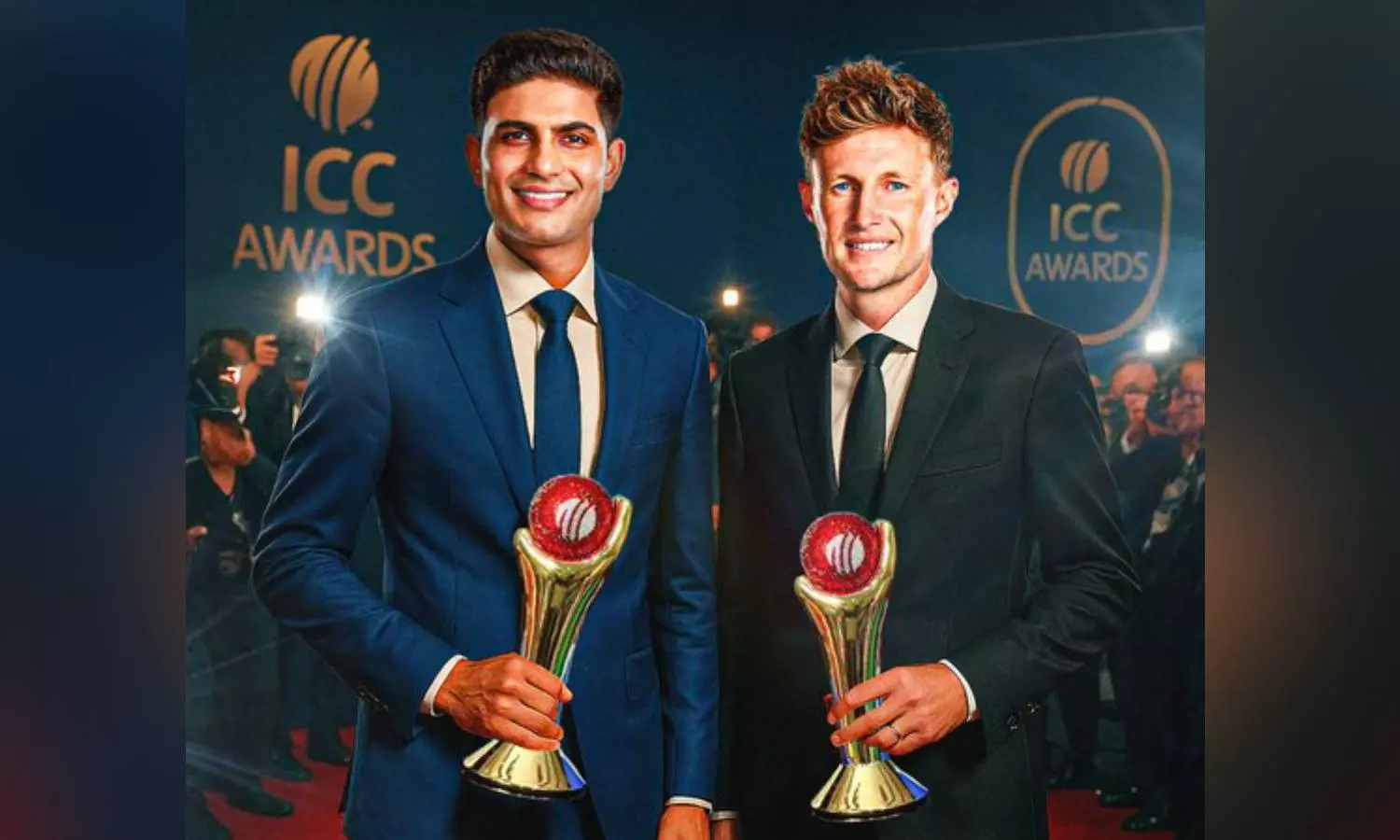ஐசிசி கிரிக்கெட்டர் ஆப் தி இயர் விருது: சுப்மன் கில்- ஜோ ரூட் இடையே கடும் போட்டி