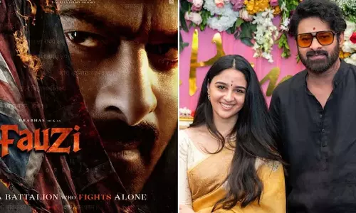 சீதா ராமம் இயக்குநர்- பிரபாஸ் கூட்டணியில் உருவாகும் படத்தின் டைட்டில் போஸ்டர் வெளியீடு