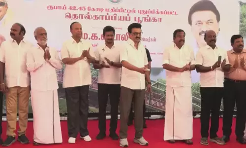 தொல்காப்பியப் பூங்காவை திறந்து வைத்தார் முதலமைச்சர் மு.க.ஸ்டாலின்