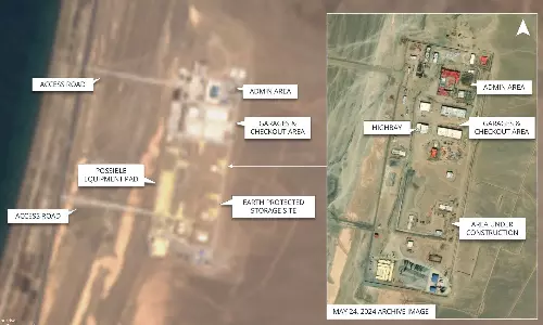 இந்திய எல்லையில் வான்  பாதுகாப்பு தளம் அமைக்கும் சீனா -  சாட்டிலைட் புகைப்படங்கள் வெளியாகி அதிர்ச்சி