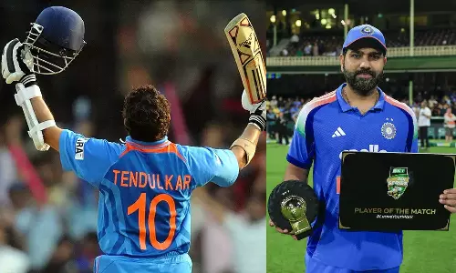 ODI-யில் ஆஸ்திரேலியாவுக்கு எதிராக அதிக சதம்: சச்சின் சாதனையை முறியடித்த ரோகித் சர்மா