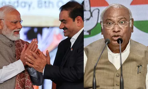 மோடியின் நம்பிக்கை துரோகம்.. அதானிக்காக கொள்ளையடிக்கப்படும் சாமானியர்களின் சேமிப்பு - கார்கே