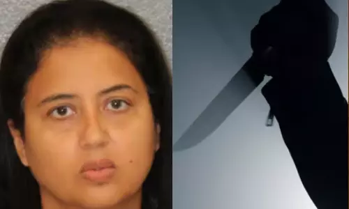 வீட்டு வேலை செய்யாத கணவனுக்கு கத்திக்குத்து.. அமெரிக்காவில் இந்திய வம்சாவளி ஆசிரியை கைது