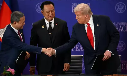 ஆசியான் உச்சிமாநாட்டில் டிரம்ப்.. தாய்லாந்து - கம்போடியா அமைதி ஒப்பந்தம் கையெழுத்து!