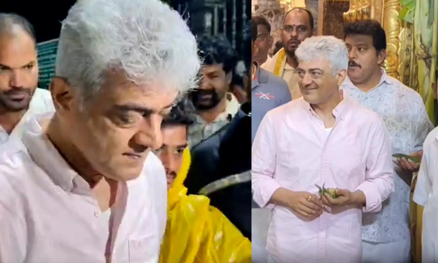 திருப்பதி ஏழுமலையான் கோவிலில் நடிகர் அஜித் குமார் சாமி தரிசனம்