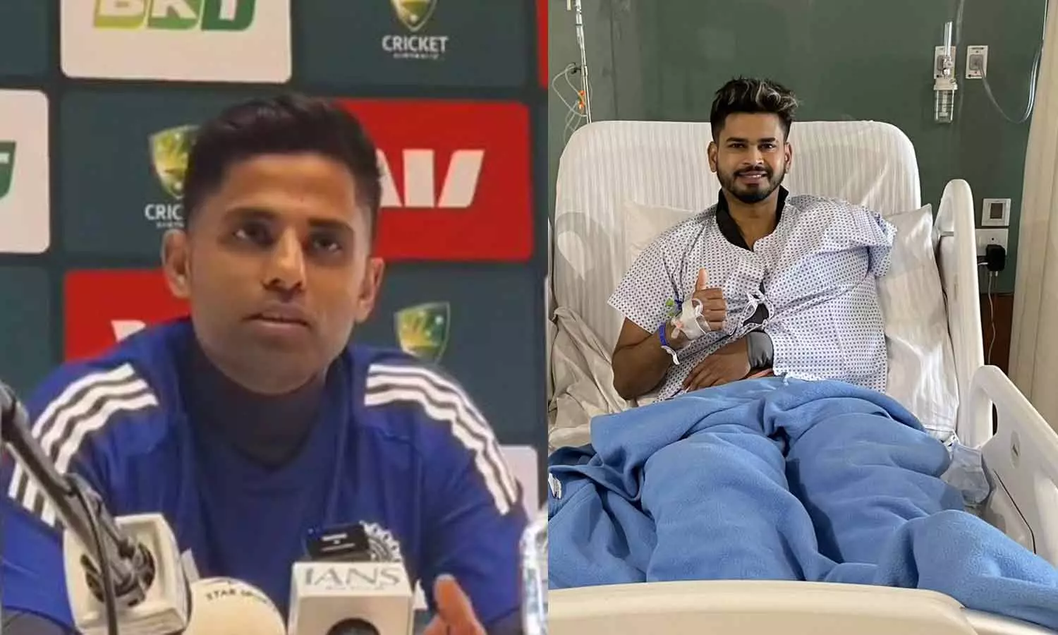 ஷ்ரேயாஸ் ஐயர் உடல் நலம் குறித்து அப்டேட் கொடுத்த சூர்யகுமார் யாதவ்