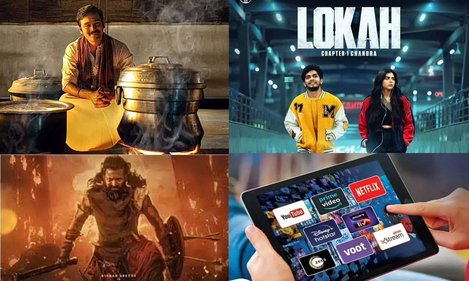 காந்தாரா முதல் லோகா வரை... இந்த வார OTT அப்டேட்