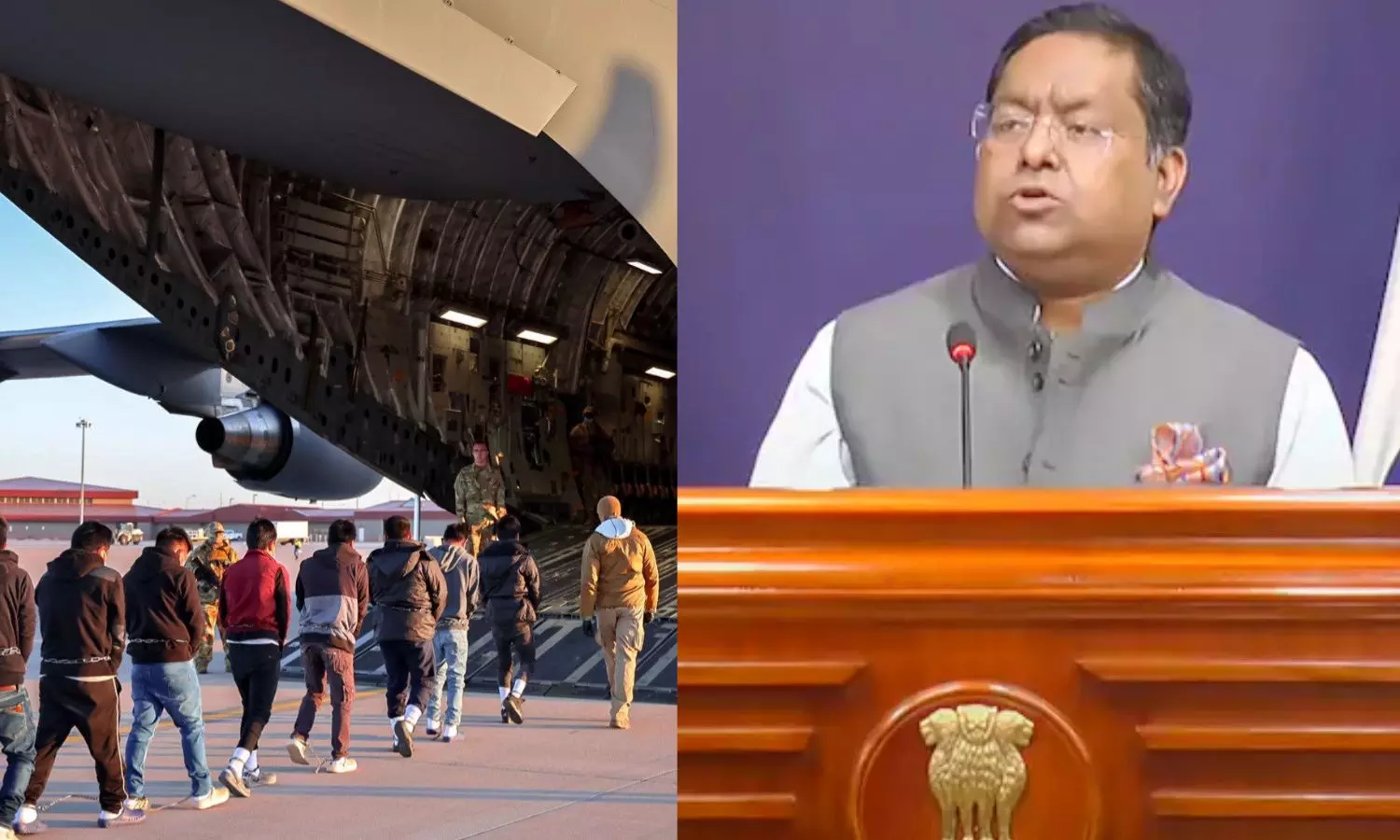 அமெரிக்காவில் இருந்து  நாடுகடத்தப்பட்ட  2,790 இந்தியர்கள் - மத்திய அரசு தகவல்