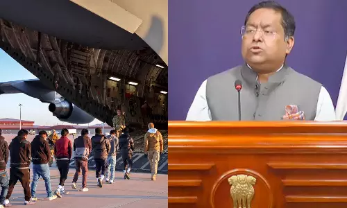 அமெரிக்காவில் இருந்து  நாடுகடத்தப்பட்ட  2,790 இந்தியர்கள் - மத்திய அரசு தகவல்