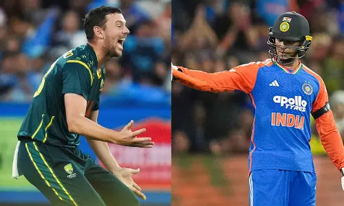 ஒற்றை ஆளாக போராடிய அபிஷேக் சர்மா.. ஆஸ்திரேலியாவுக்கு 126 ரன்கள் வெற்றி இலக்கு