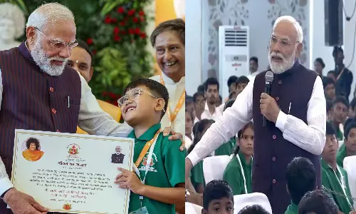 VIDEO: இதய நோயில் இருந்து மீண்ட 2,500 குழந்தைகளுடன் உற்சாகமாக உரையாடிய பிரதமர் மோடி