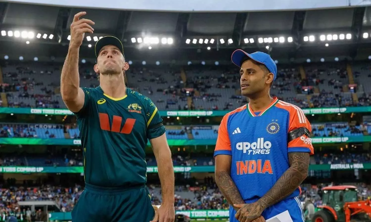 ஆஸ்திரேலியாவுக்கு எதிரான 3வது டி20 போட்டி: டாஸ் வென்ற இந்திய அணி பந்துவீச்சு தேர்வு