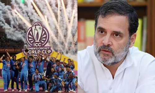 உலக கோப்பை வெற்றி.. இந்திய மகளிர் அணிக்கு ராகுல் வாழ்த்து