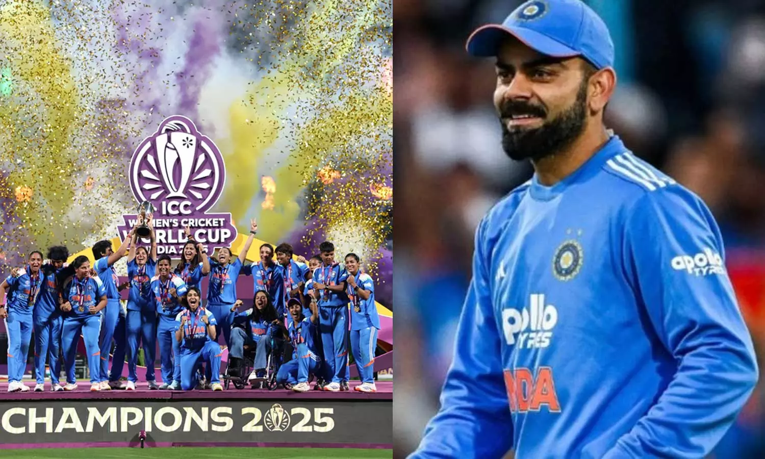 உலக கோப்பையை வென்ற இந்திய மகளிர் அணிக்கு விராட் கோலி பாராட்டு!