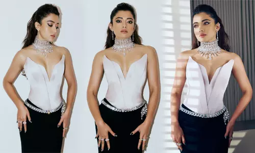 Glamour Look -ல் ராஷ்மிகாவின்  லேட்டஸ்ட் க்ளிக்ஸ்..!