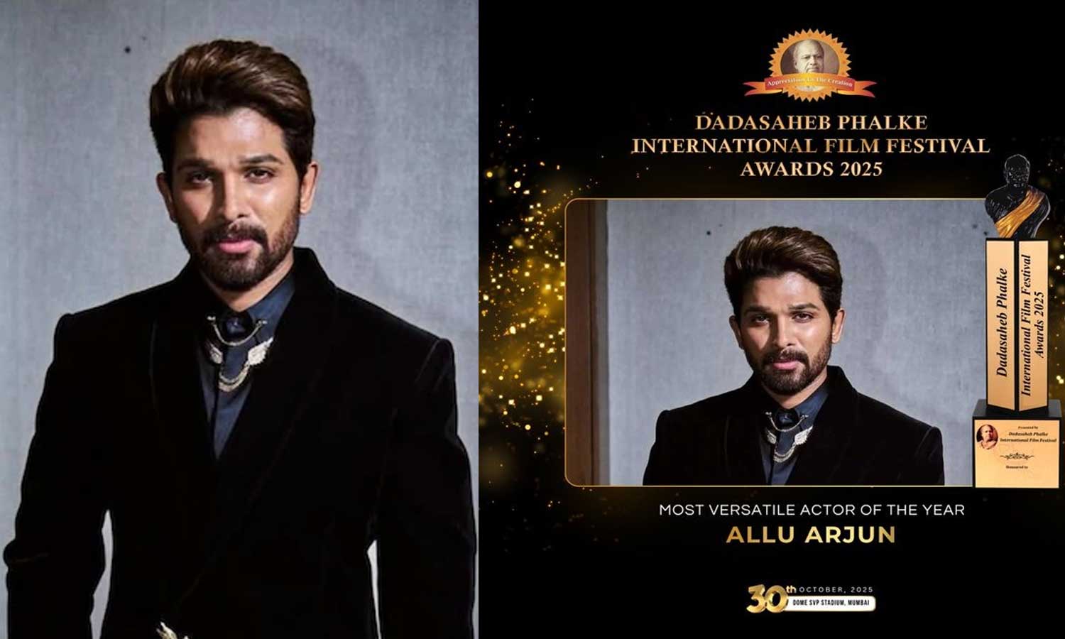 Most Versatile Actor... தாதா சாகேப் பால்கே விருதை வென்றார் அல்லு அர்ஜுன்