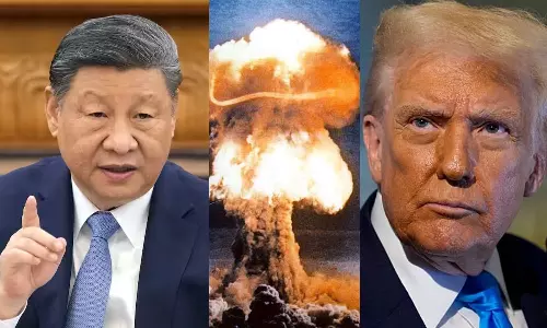 ரகசியமாக அணு ஆயுத சோதனை நடத்துவதாக குற்றம்சாட்டிய டிரம்ப்.. சீனா பதில்