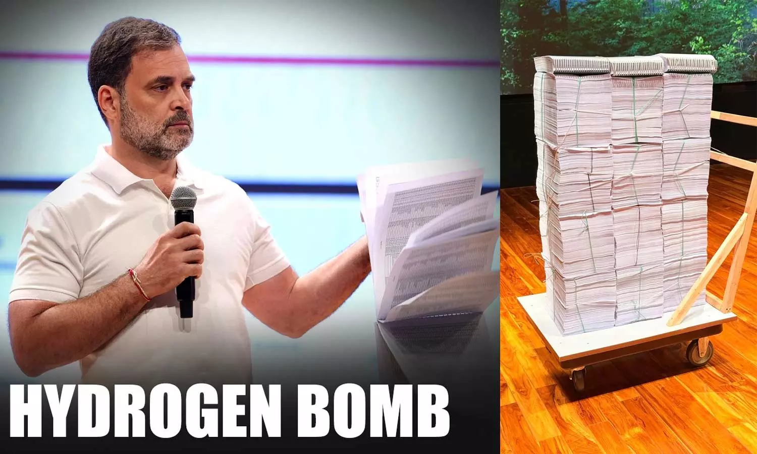 வாக்குத் திருட்டு தொடர்பான ஹைட்ரஜன் குண்டை இன்று வெளியிடுகிறார் ராகுல் காந்தி